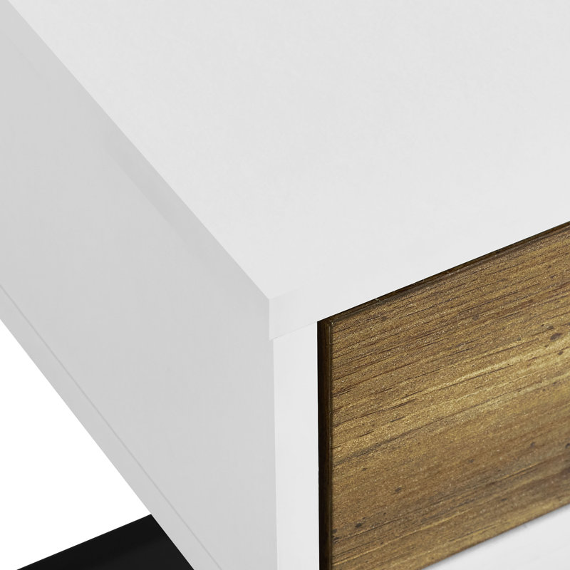 Bureau 2 tiroirs modern Demps