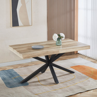 Table extensible, table à manger, table de bureau, table basse, 240/200 / 160X90x75cm, couleur noyer