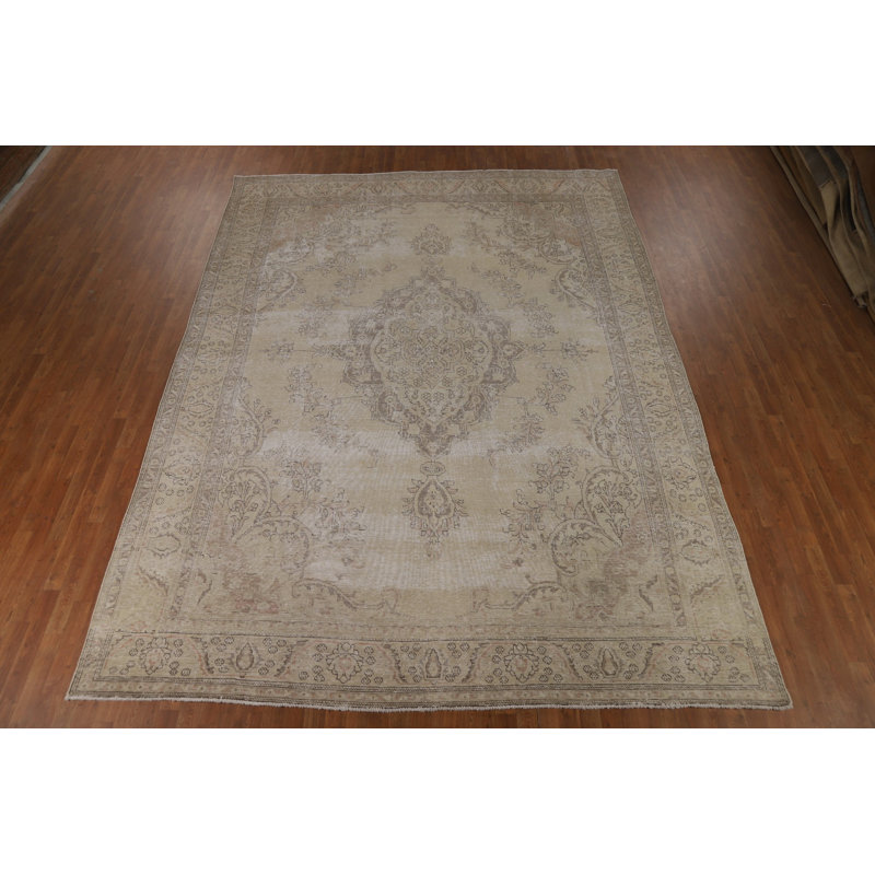 Tapis traditionnel en laine fait à la main 10 x 13