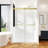 44-49" W x 72" H Frameless Double Sliding Shower Door-122909663