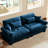 93.7" Velvet Upholstered Sofa-1713717428