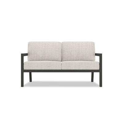 Vivant 56.25"" Wide Outdoor Loveseat with Sunbrella Cushions -  Joss & Main, 9B6BDAF8D8144B0BA4B337B39B7A99CE