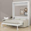 Lit escamotable mural Murphy avec coussin