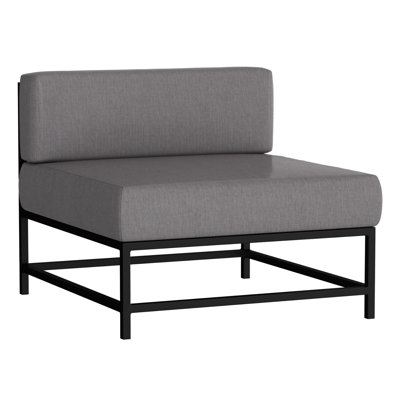 Chaise de patio Delano avec coussins Sunbrella