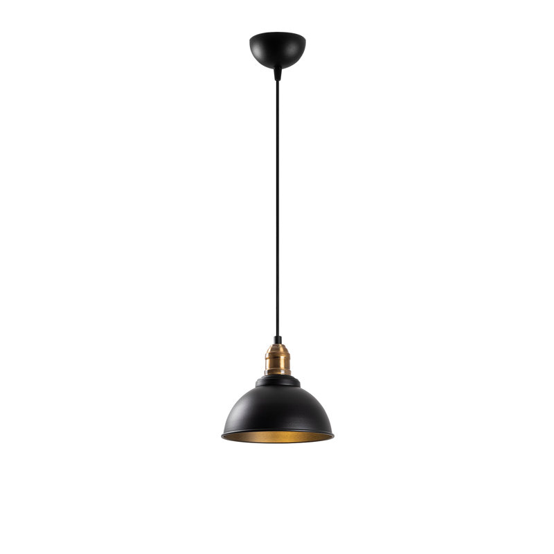 Élégant lustre rétro, structure en métal, 8,3 po x 8,3 po | Hauteur réglable: 14,2 à 45,7 pouces | Douille E27, 15 W maximum | Design bohémien et scandinave, parfait pour le salon et la salle à manger | Luminaire élégant avec capuchon en métal 