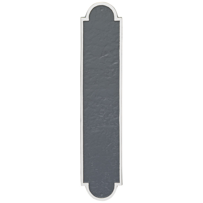Plaque d'adresse Rockford, Gris/blanc