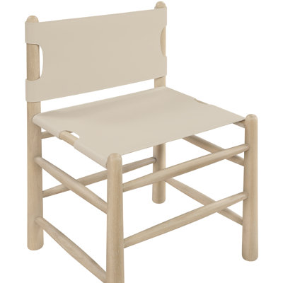 Chaise rembourrée en cuir Santos