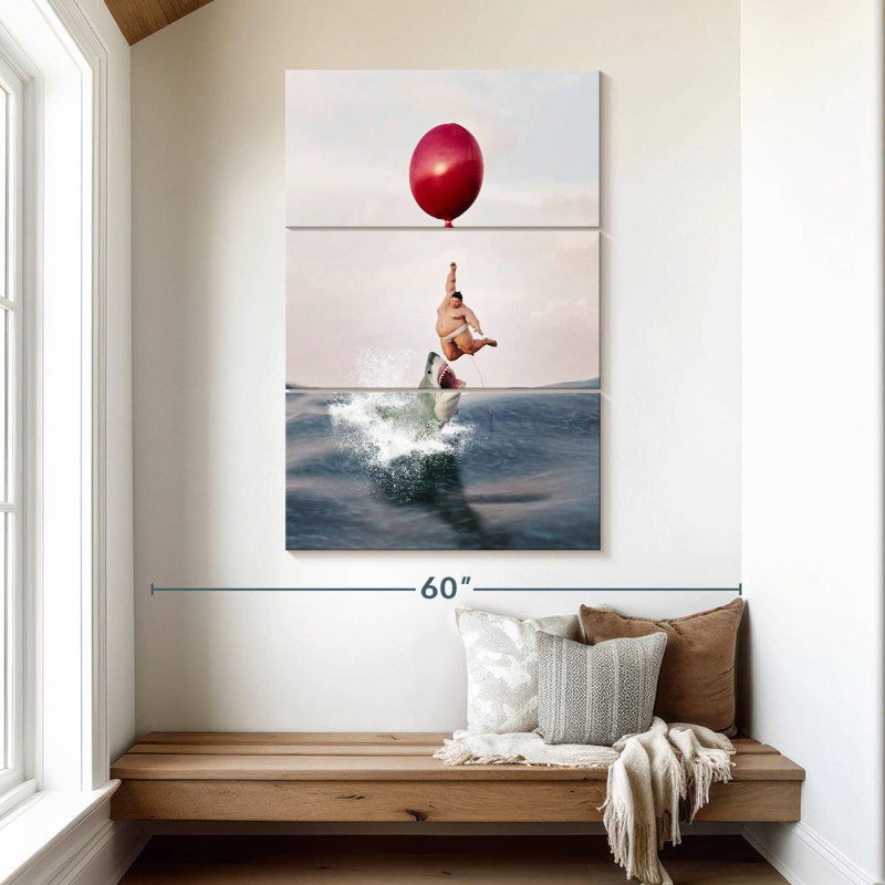 Sireci Sumo Shark Escape, 50" H x 32" W