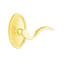 Cortina Wave/Drop Privacy (Bed & Bath) Door Lever with Oval Rosette-1861363175-1861363183