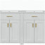 Meuble-lavabo moderne de 48 pouces avec lavabo en céramique, portes à fermeture en douceur, tiroir rabattable, tablettes de porte à double couche, solution de rangement élégante-1982877989