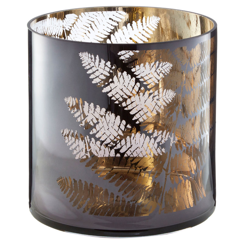Glass Tabletop Hurricane, 29cm H x 29cm W x 29cm D