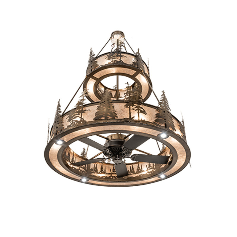 Tall Pines Downrod Ceiling Fan