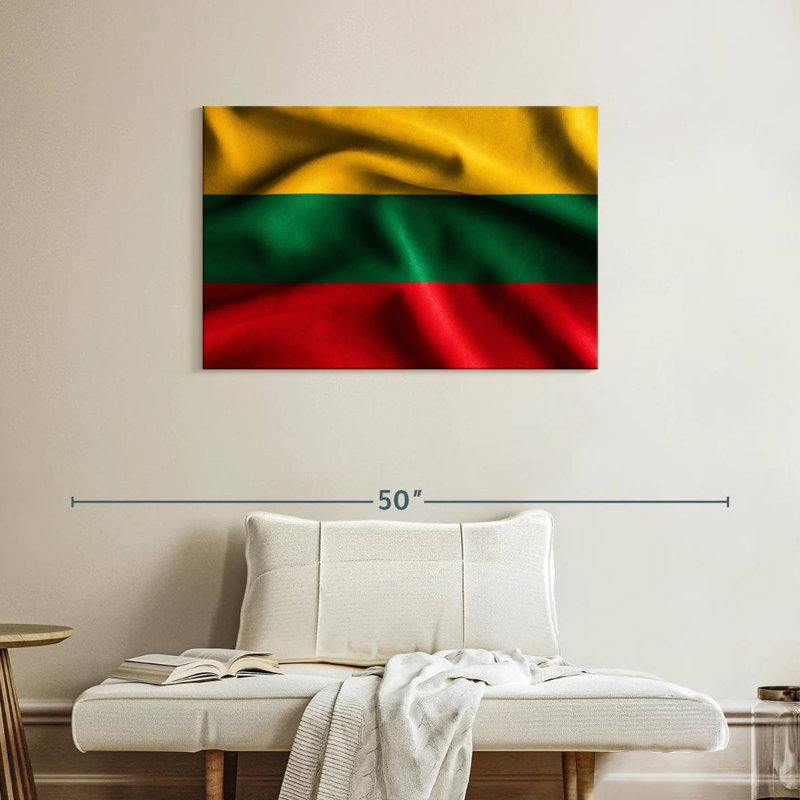 Drapeau de la Lituanie, H 24 po x l 36 po