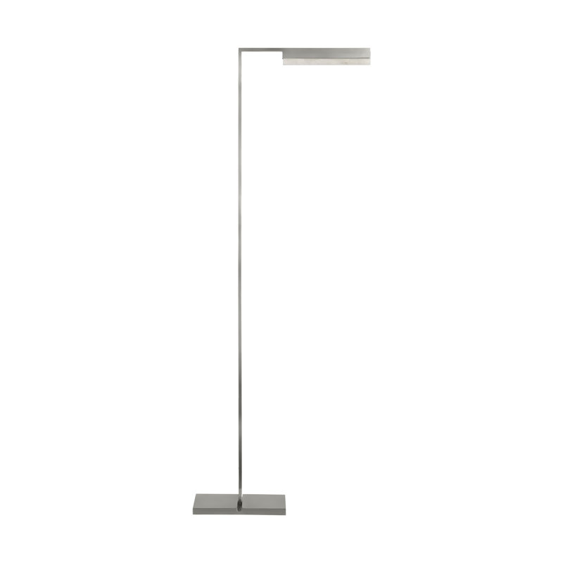 Linea LED Floor Lamp, Antique Nickel