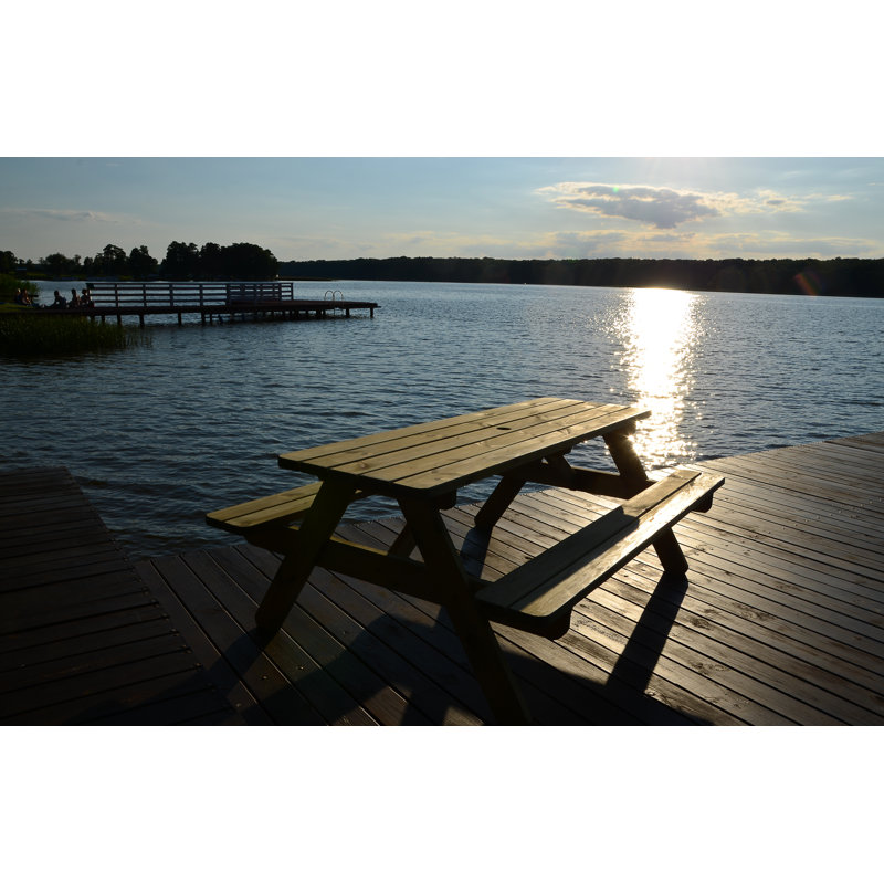 Tori 8 - Person Wood Patio Dining Set with Rectangular Table