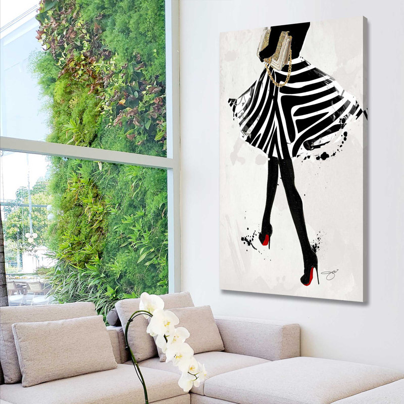 «Walk Away 3» par By Jodi - impression, Toile tendue, H 40 po x l 24 po x P 1,5 po