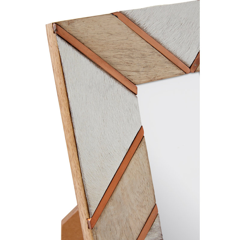 Brown Solid + Manufactured Wood Picture Frame, 5" x 7"