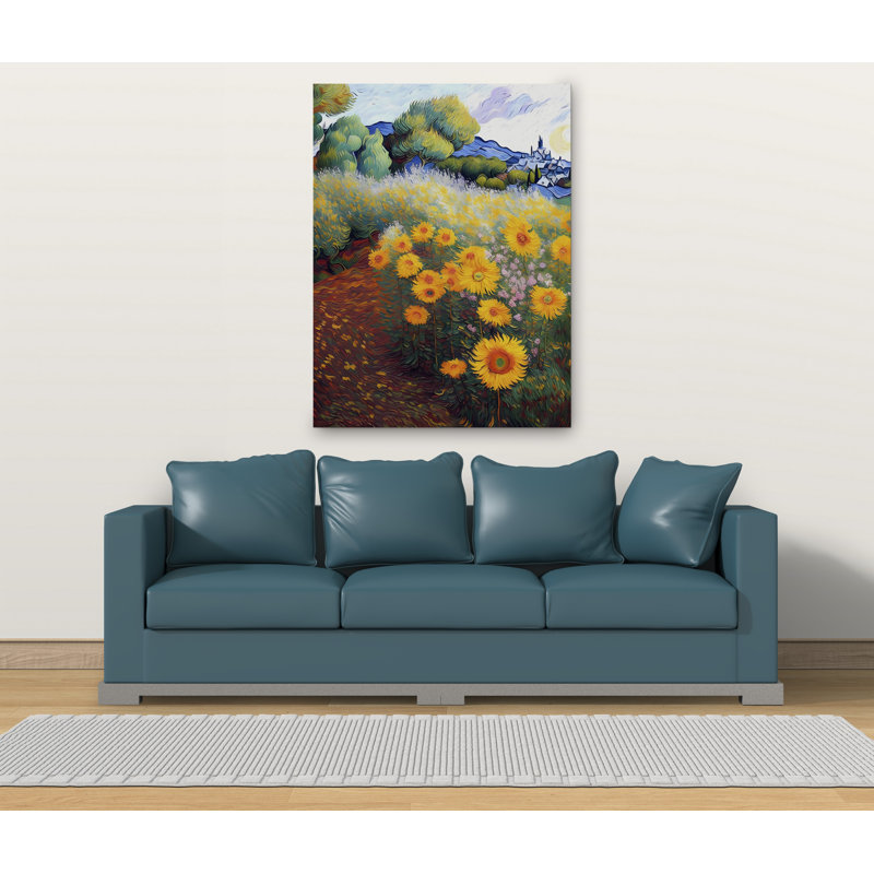 Sunflower Garden I, 40" H x 30" W
