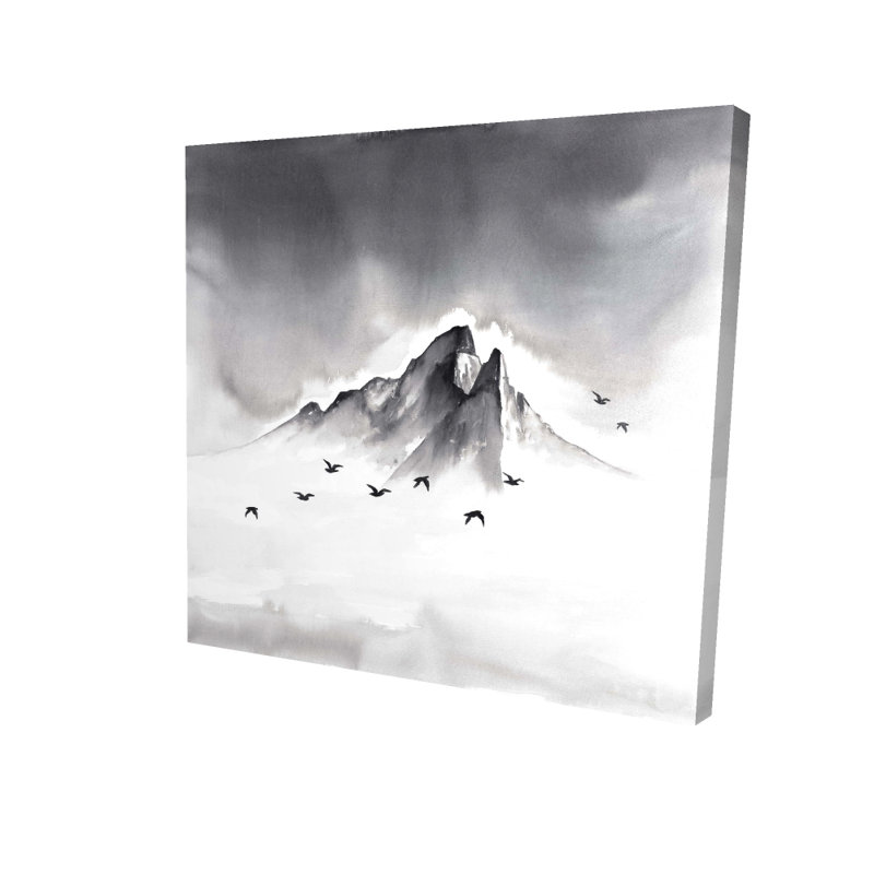 Mountain Mountain - Toile de chambre à coucher minimaliste pour la décoration intérieure