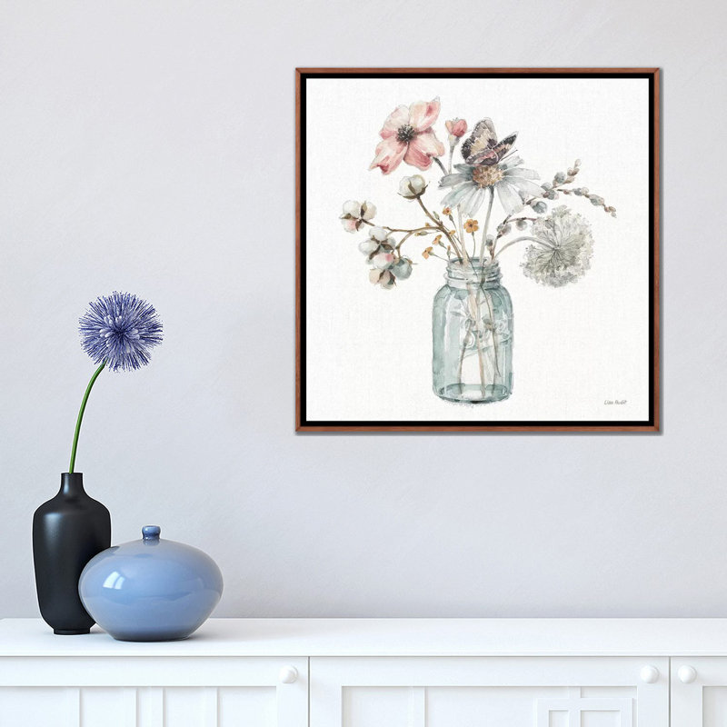 «A Country Weekend IX» par Lisa Audit - reproduction d'art, Cadre bois classique, Aucun mat, H 18 po x l 18 po x 1,5 po