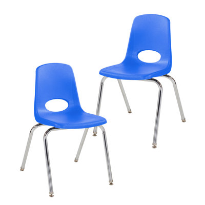 18 in Stack Chair with Swivel Glides, 2-Piece - 