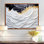 «White Abstract Fractal Spectrum Of Serenity I», reproduction d'art côtier