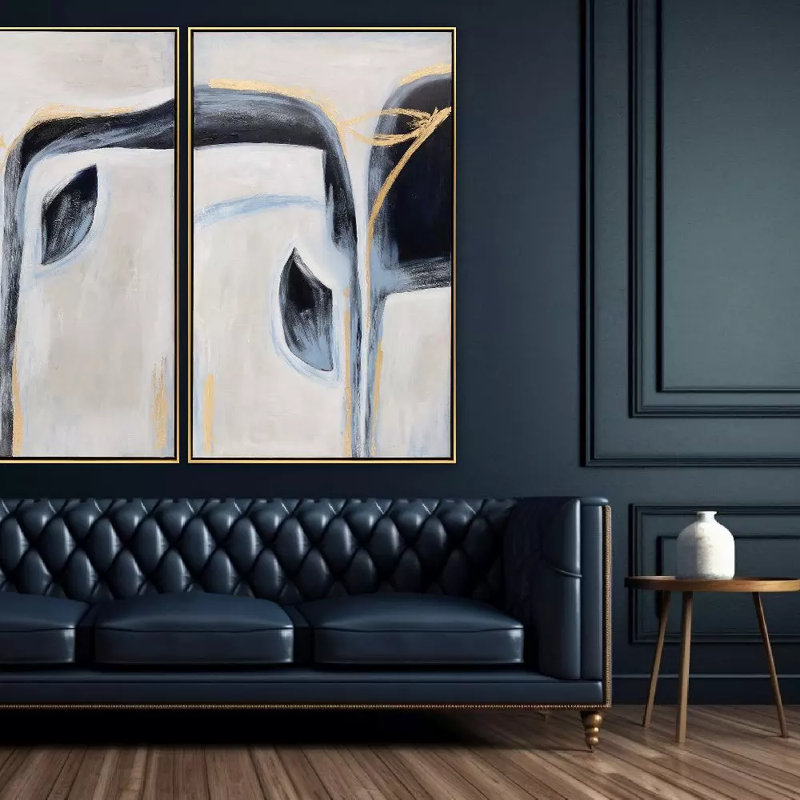 Nouveau II, peinture sur toile encadrée