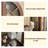 Retro Nut-Brown Solid Wood China Cabinet