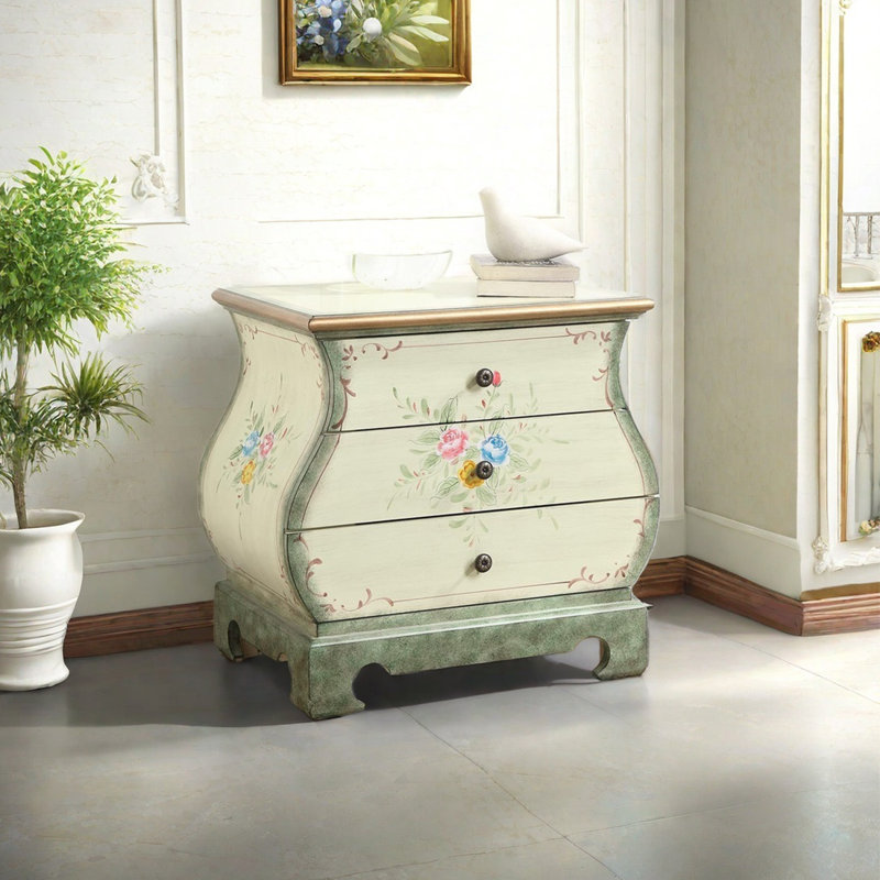 Armoire géométrique sept portes à deux tiroirs