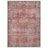 Labarbera Machine Washable Red/Gray Non-Slip Backing Area Rug-1331030546