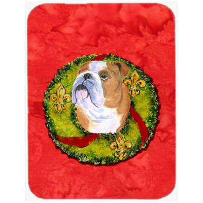 English Bulldog Glass Cutting Board
