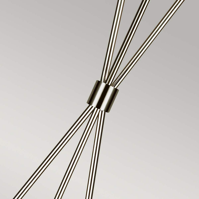 Moshannon 139cm Tripod Floor Lamp, Polished Nickel