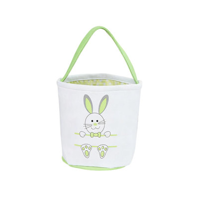 Easter Bunny Decorative Gift Bags Food Bags Candy Bags Handheld Storage Baskets Canvas Storage Bags