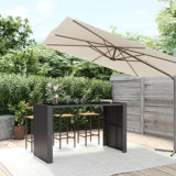 Rectangular Outdoor Bar Table
