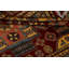 Tapis unique en laine noué à la main Kazak 4 pi 11 po x 6 pi 5 po nouvel âge Haracha