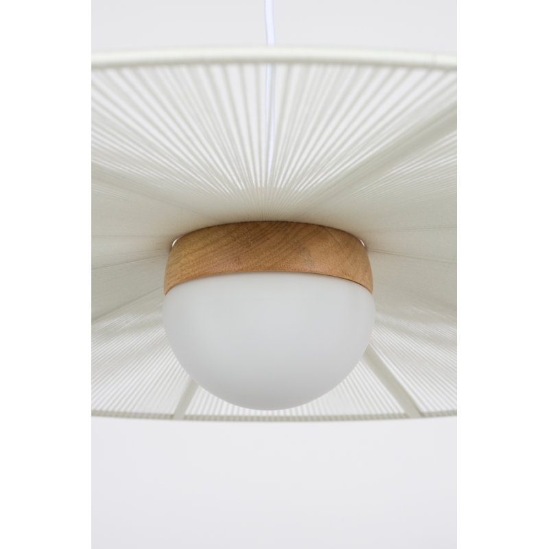 Luminaire suspendu Belle S, H 79 po x l 26 po x P 26 po, Beige