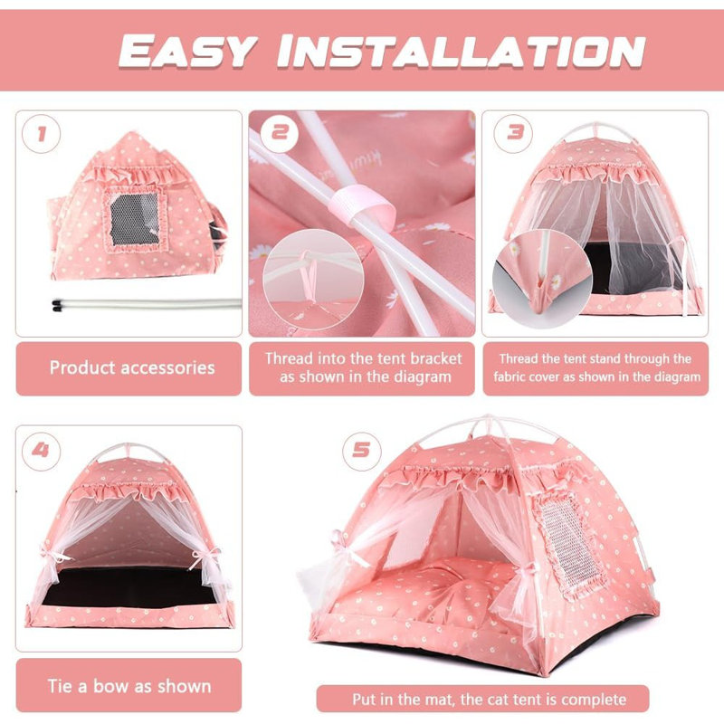 Tente pour chien pour chat intérieur