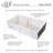 Alfi Brand 18.13'' W Double Bowl Fireclay Farmhouse Kitchen Sink-14385981