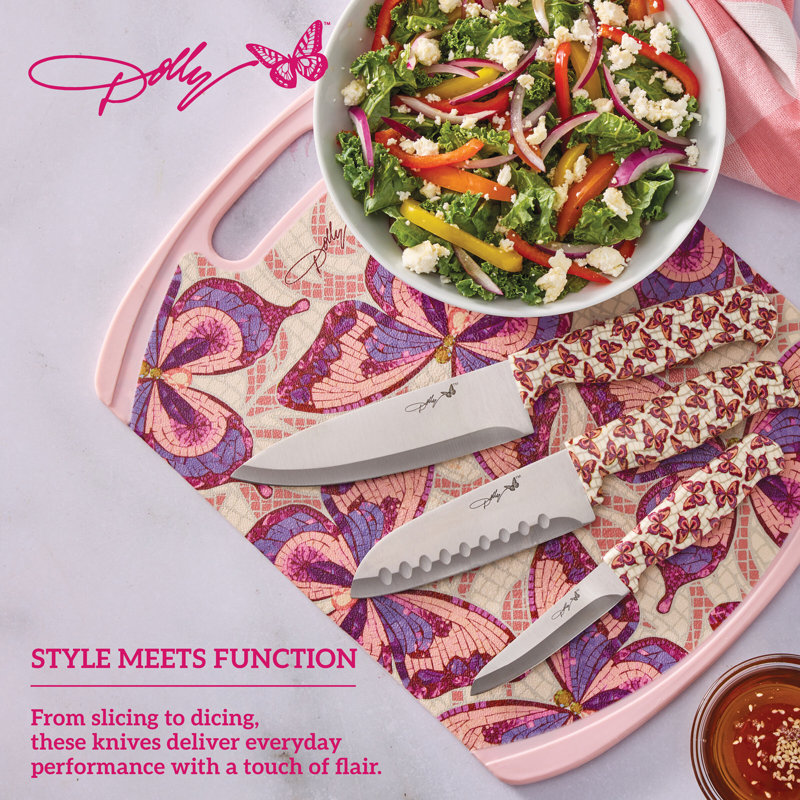 Dolly Parton 3 Piece Chef Knife Set