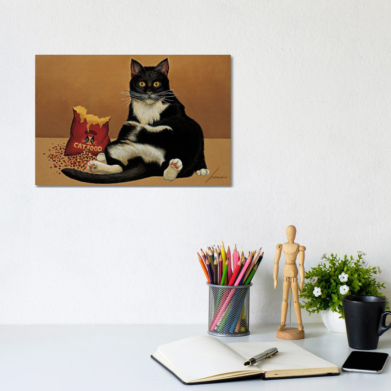 Felini Bean Birkenseer by Lowell Herrero - Wrapped Canvas Gallery-Wrapped Canvas Giclée, 20.32 cm H x 30.48 cm W