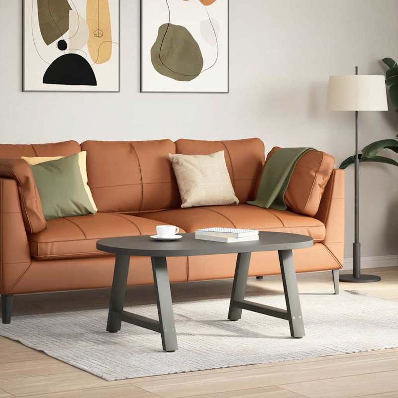 Sarbash Table Leg, 43cm H x 60cm W, Anthracite