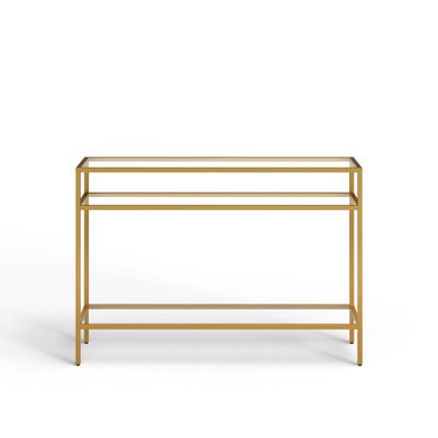 Marissa 42'' Glass Top Console Table