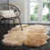 Solid Colour Sheepskin Area Rug