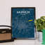 Munich City Map - No Frame Print-171011235
