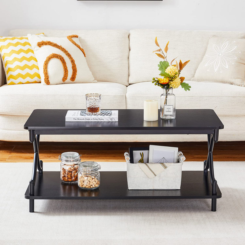 Table basse simple Aldajuste, Noir