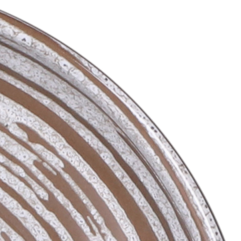 Assiette à hors-d'œuvre ronde 7 po Stardust, Blanc