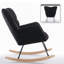 Chaise berçante rembourrée Modern Minimalist-1331658000
