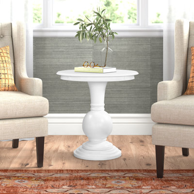 Knight 26” Round Pedestal End Table