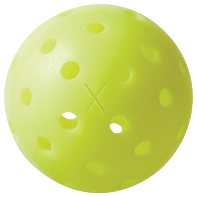 Franklin Sports X-40 Performance Outdoor Pickleballls-Optic Yellow