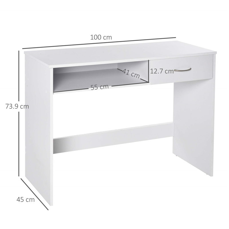 Computer Desk, White